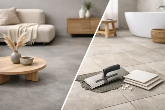 Micro Cement vs Tiles: Which Finish Suits Your Home?