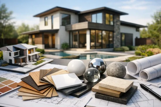 Residential Rendering Material Guide for Homes