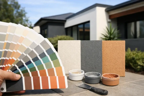 Choosing Acrylic Render Colours for Melbourne Homes