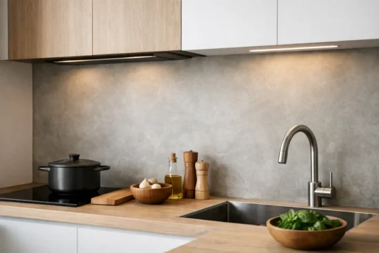 Micro Cement Kitchen Splashback Benefits