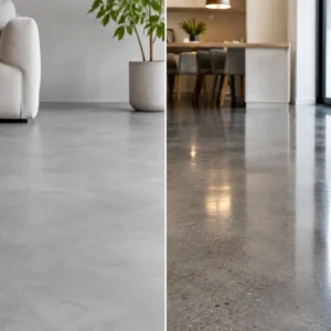 Microcement Versus Polished Concrete Compared