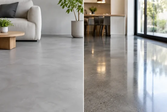 Microcement Versus Polished Concrete Compared