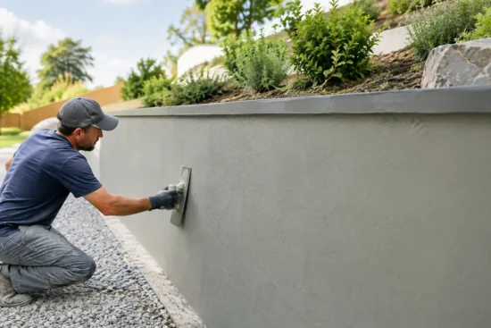 Choosing Render for Retaining Walls Properly