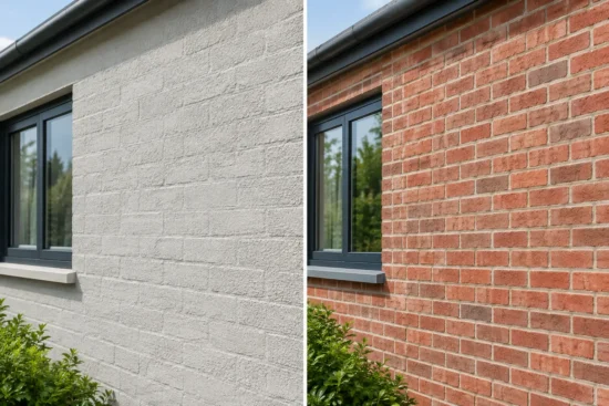 Render Versus Painted Brick: Which Lasts?